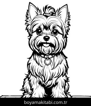 Köpek boyama sayfası, Dog coloring page, , 1)