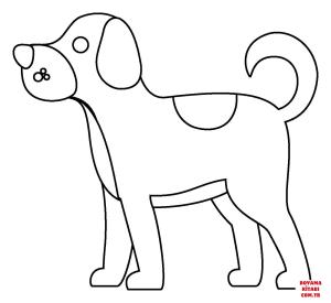 Köpek boyama sayfası, Dog coloring page, , dogs dog emoji 