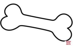 Köpek boyama sayfası, Dog coloring page, , dogs bone 