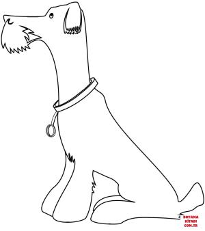 Köpek boyama sayfası, Dog coloring page, , dogs airedale terrier 