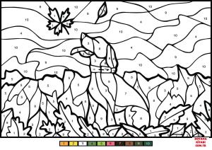 Köpek boyama sayfası, Dog coloring page, , dogs dog color by number 