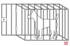 Köpek boyama sayfası, Dog coloring page, , dogs dog cage 