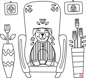Köpek boyama sayfası, Dog coloring page, , dogs dog 