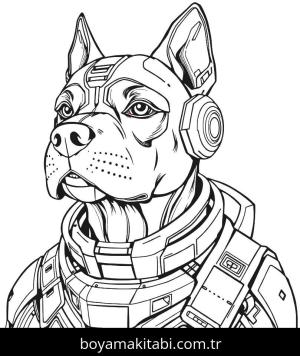 Köpek boyama sayfası, Dog coloring page, , 30)