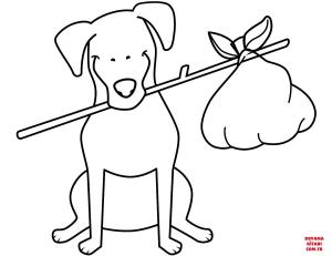 Köpek boyama sayfası, Dog coloring page, , dogs funny jack russell terrier with bundle 