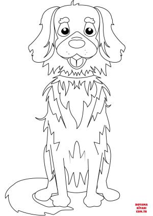 Köpek boyama sayfası, Dog coloring page, , dogs retriever 