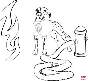 Köpek boyama sayfası, Dog coloring page, , dogs fire dog 