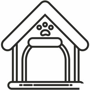 Köpek boyama sayfası, Dog coloring page, , dogs doghouse 