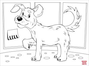 Köpek boyama sayfası, Dog coloring page, , dogs dog 