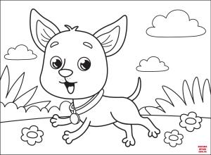 Köpek boyama sayfası, Dog coloring page, , dogs chihuahua 
