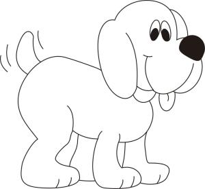 Köpek boyama sayfası, Dog coloring page, Komik Köpek, 