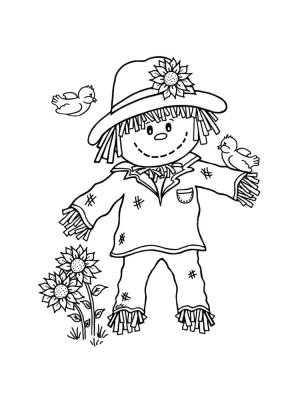 Korkuluk boyama sayfası,  coloring page, Şirin Korkuluk, 