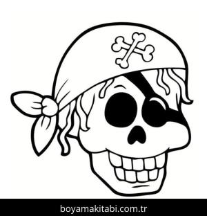 Korsan boyama sayfası – ücretsiz yazdır, boyama etkinliği