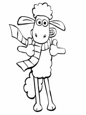 Koyun Shaun boyama sayfası,  coloring page, Ücretsiz Koyun Shaun, 