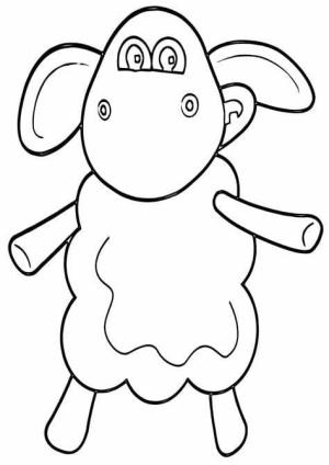 Koyun Shaun boyama sayfası,  coloring page, Koyun Shaun Resim, 