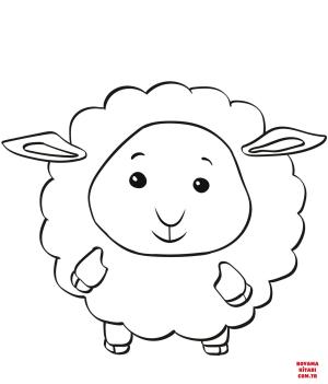 Koyun boyama sayfası, Sheep coloring page, , sheep cute lamb 