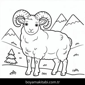Koyunlar Boyama
