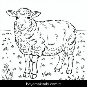 Koyunlar Boyama