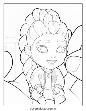 KPop Demon Hunters (20).jpg boyama sayfası – yaratıcılığı geliştirir, keyifli zaman