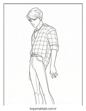 KPop Demon Hunters (37).jpg boyama sayfası – çocuklar için, çizgi film temalı