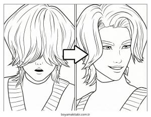 KPop Demon Hunters (46).jpg boyama sayfası – el becerilerini geliştirir, boyama çalışması