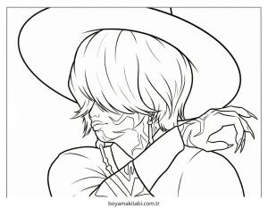 KPop Demon Hunters (49).jpg boyama sayfası – çocuk aktivitesi, PDF indir