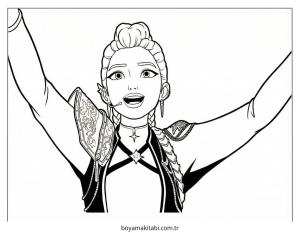 KPop Demon Hunters (5).jpg boyama sayfası – eğitici aktivite, yaratıcılık