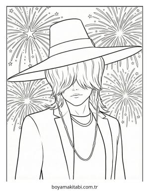 KPop Demon Hunters (54).jpg boyama sayfası – renkli çizimler, okul öncesi