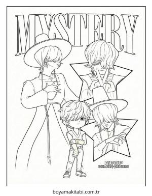 KPop Demon Hunters (57).jpg boyama sayfası – çocuklar için, çizgi film temalı