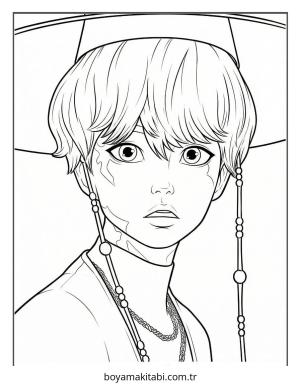 KPop Demon Hunters (81).jpg boyama sayfası – okul öncesi, evde etkinlik