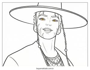 KPop Demon Hunters (88).jpg boyama sayfası – evde etkinlik, ücretsiz yazdır