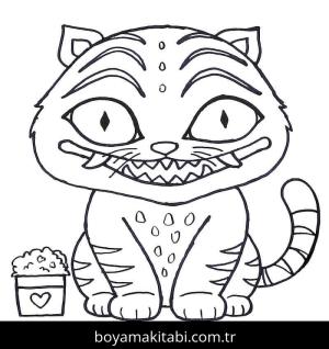 KPop Demon Hunters boyama sayfası – okul öncesi, evde etkinlik