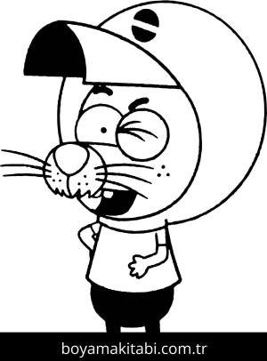 Kral Şakir boyama sayfası – PDF indir, sevimli karakter