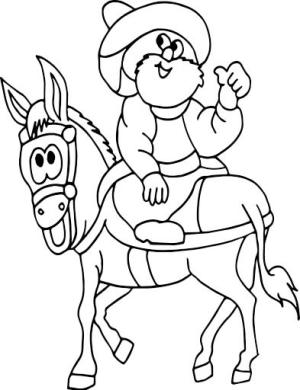 Kral Şakir boyama sayfası,  coloring page, Nasreddin Hoca Ve Evi, 