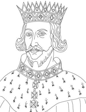 Kral boyama sayfası,  coloring page, İngiliz Kralı ile Kapışın, 