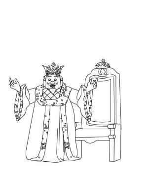 Kral boyama sayfası,  coloring page, Kral Yehoşafat, 