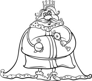 Kral boyama sayfası,  coloring page, Yağ Kral, 