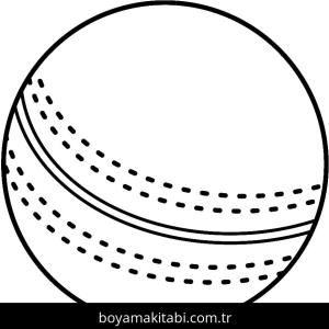 Kriket Sporu boyama sayfası – yaratıcılık, eğlenceli etkinlik