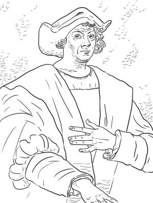 Kristof Kolomb boyama sayfası,  coloring page, Christopher Columbus Güzel, 