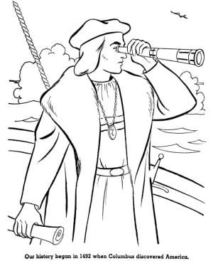 Kristof Kolomb boyama sayfası,  coloring page, Kristof Kolomb Iyi, 