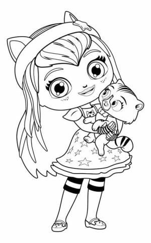 Küçük Büyücüler boyama sayfası,  coloring page, Yazdırılabilir Küçük Büyücüler Görüntü Anahat, 