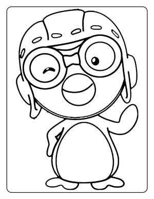 Küçük Penguen Pororo boyama sayfası,  coloring page, Pororo 2, 