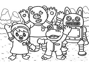 Küçük Penguen Pororo boyama sayfası,  coloring page, Pororo Karakterleri, 