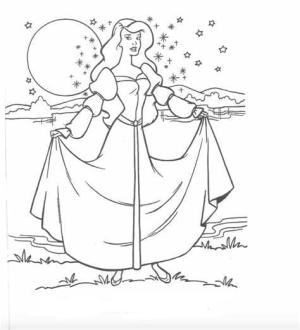 Kuğu Prenses boyama sayfası,  coloring page, Kuğu Prenses JPG, 