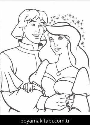 Kuğu Prenses boyama sayfası – eğitici aktivite, yaratıcılık