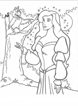 Kuğu Prenses boyama sayfası,  coloring page, Ücretsiz Kuğu Prenses Resim Anahat, 