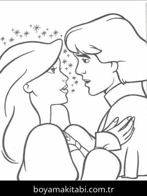 Kuğu Prenses boyama sayfası – çocuklar için, çizgi film temalı