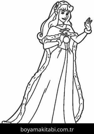 Kuğu Prenses boyama sayfası – ücretsiz yazdır, boyama etkinliği