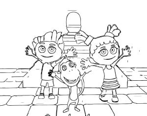 Kukuli boyama sayfası,  coloring page, Kukuli karakterleri, 