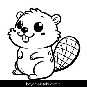 Kunduz boyama sayfası – yaratıcılığı geliştirir, keyifli zaman